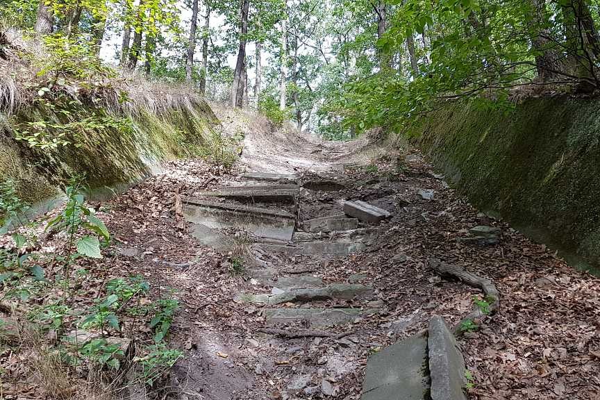 Fotografie lokality Schodiště v Kunratickém lese