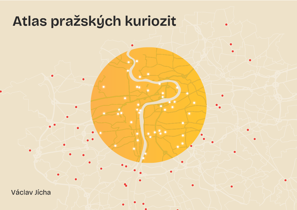 Obálka Atlasu pražských kuriozit
