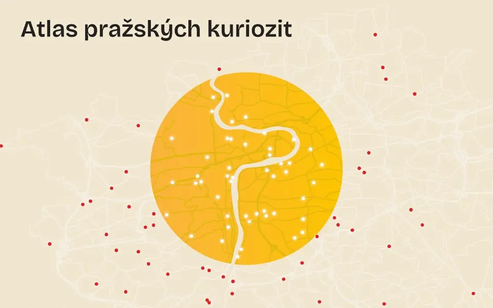 Cover of Atlas pražských kuriozit